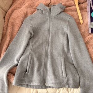 The North Face Heather Gray Fleece Jacket